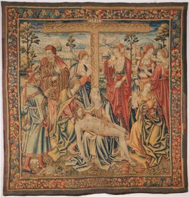  The Lamentation of the Virgin -  a Tapestry Woven With Grief and Hope